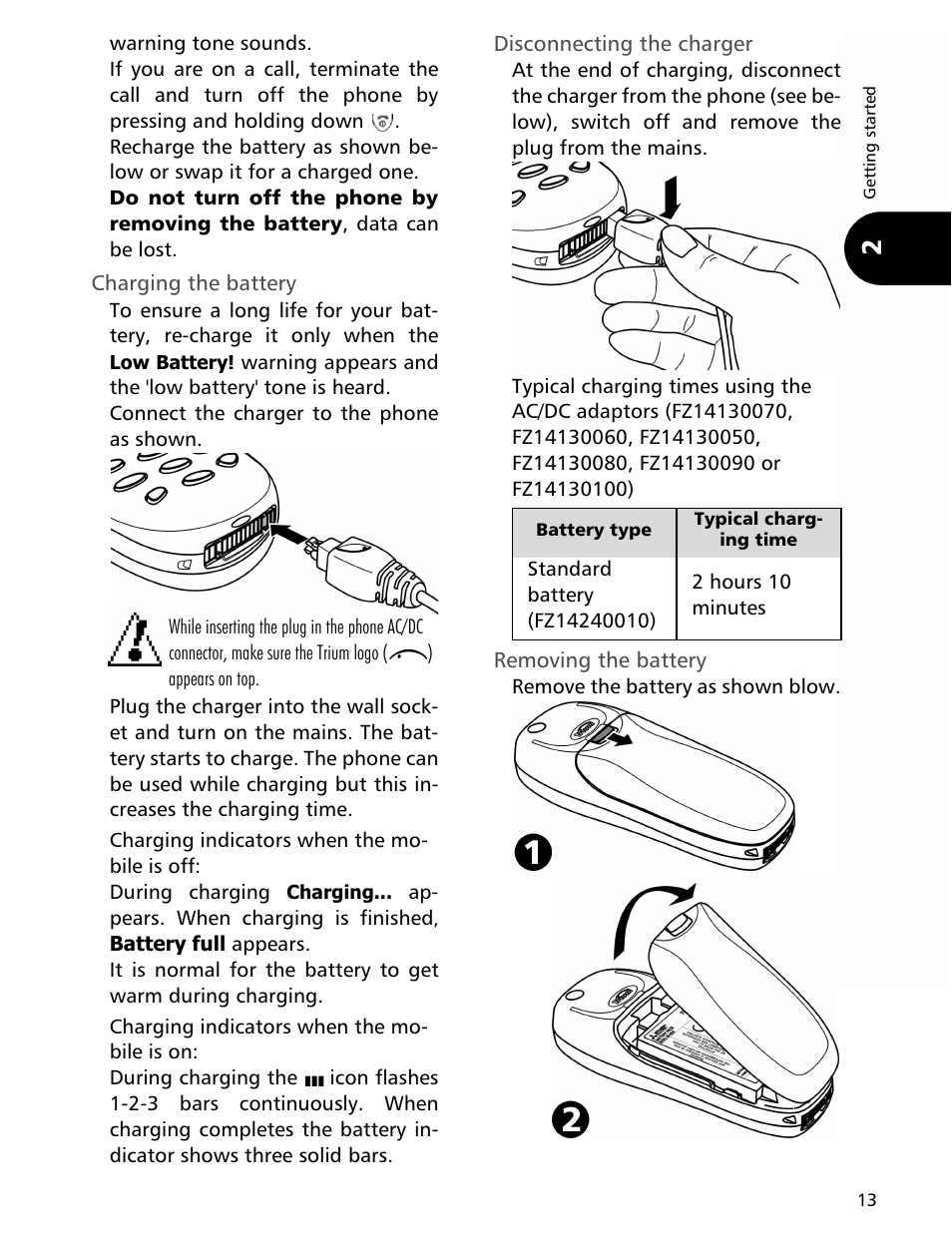 MITSUBISHI ELECTRIC Trium 110 User Manual | Page 13 / 64