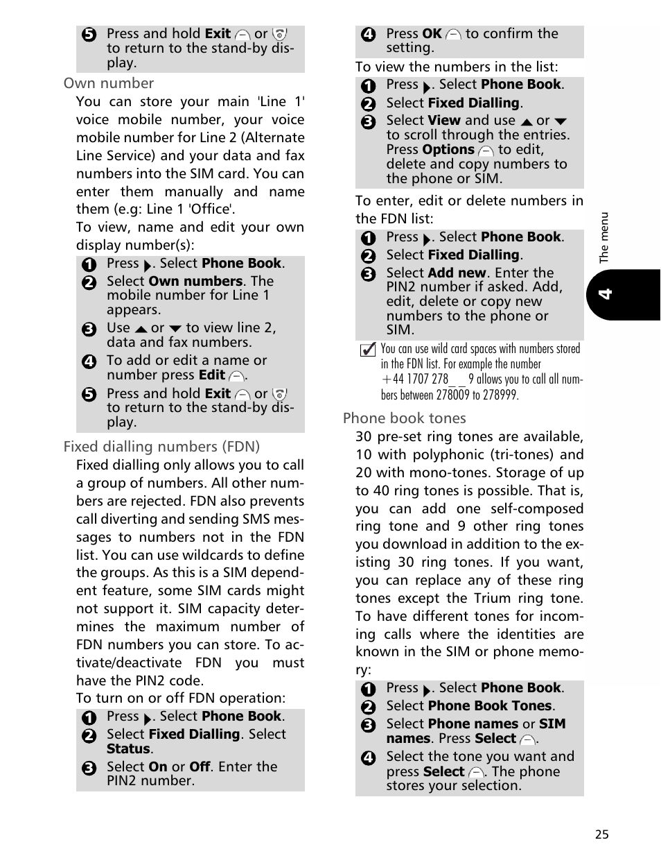MITSUBISHI ELECTRIC Trium 110 User Manual | Page 25 / 64