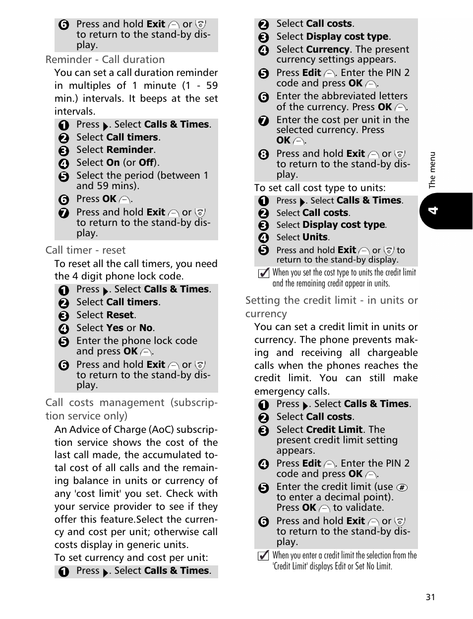 MITSUBISHI ELECTRIC Trium 110 User Manual | Page 31 / 64