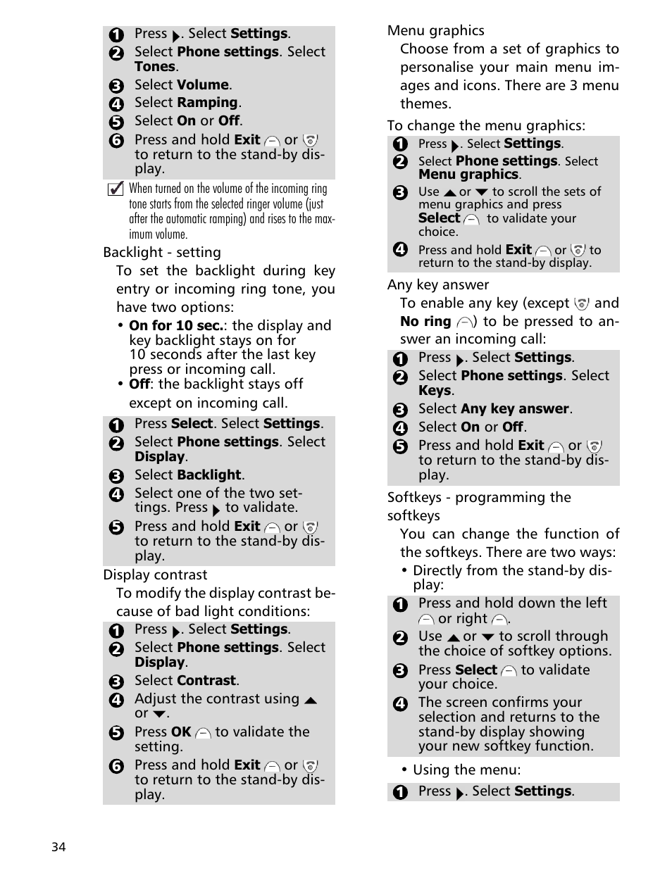 MITSUBISHI ELECTRIC Trium 110 User Manual | Page 34 / 64