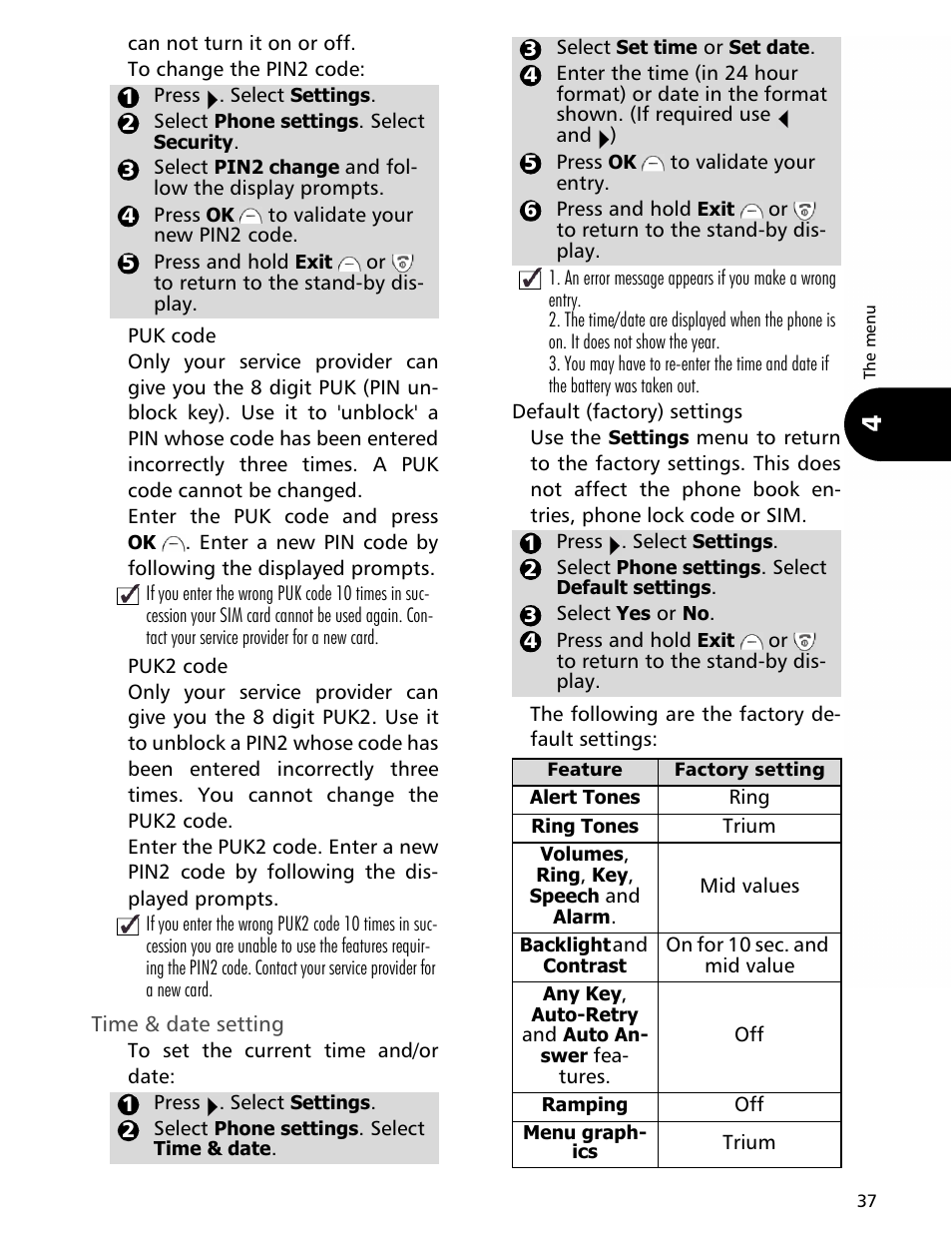 MITSUBISHI ELECTRIC Trium 110 User Manual | Page 37 / 64