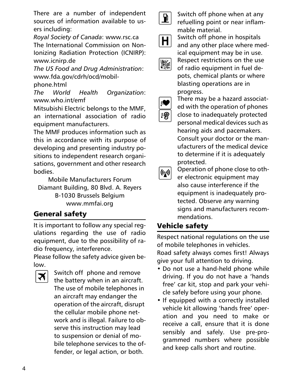 MITSUBISHI ELECTRIC Trium 110 User Manual | Page 4 / 64