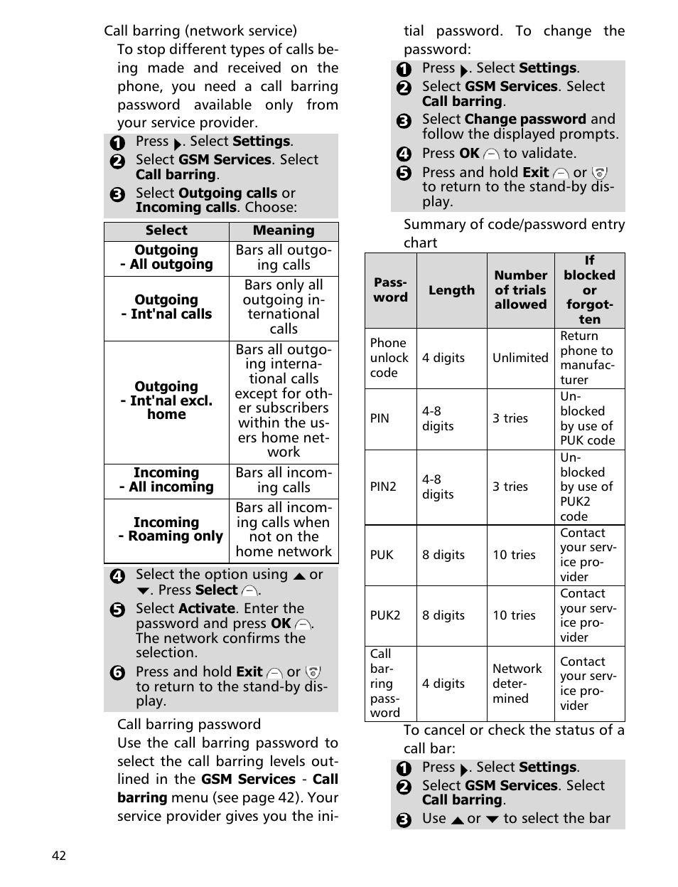 MITSUBISHI ELECTRIC Trium 110 User Manual | Page 42 / 64