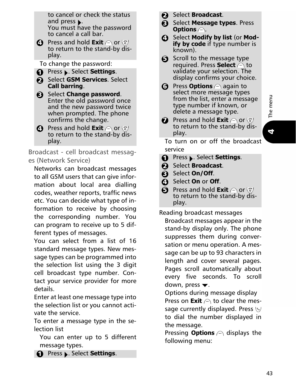 MITSUBISHI ELECTRIC Trium 110 User Manual | Page 43 / 64