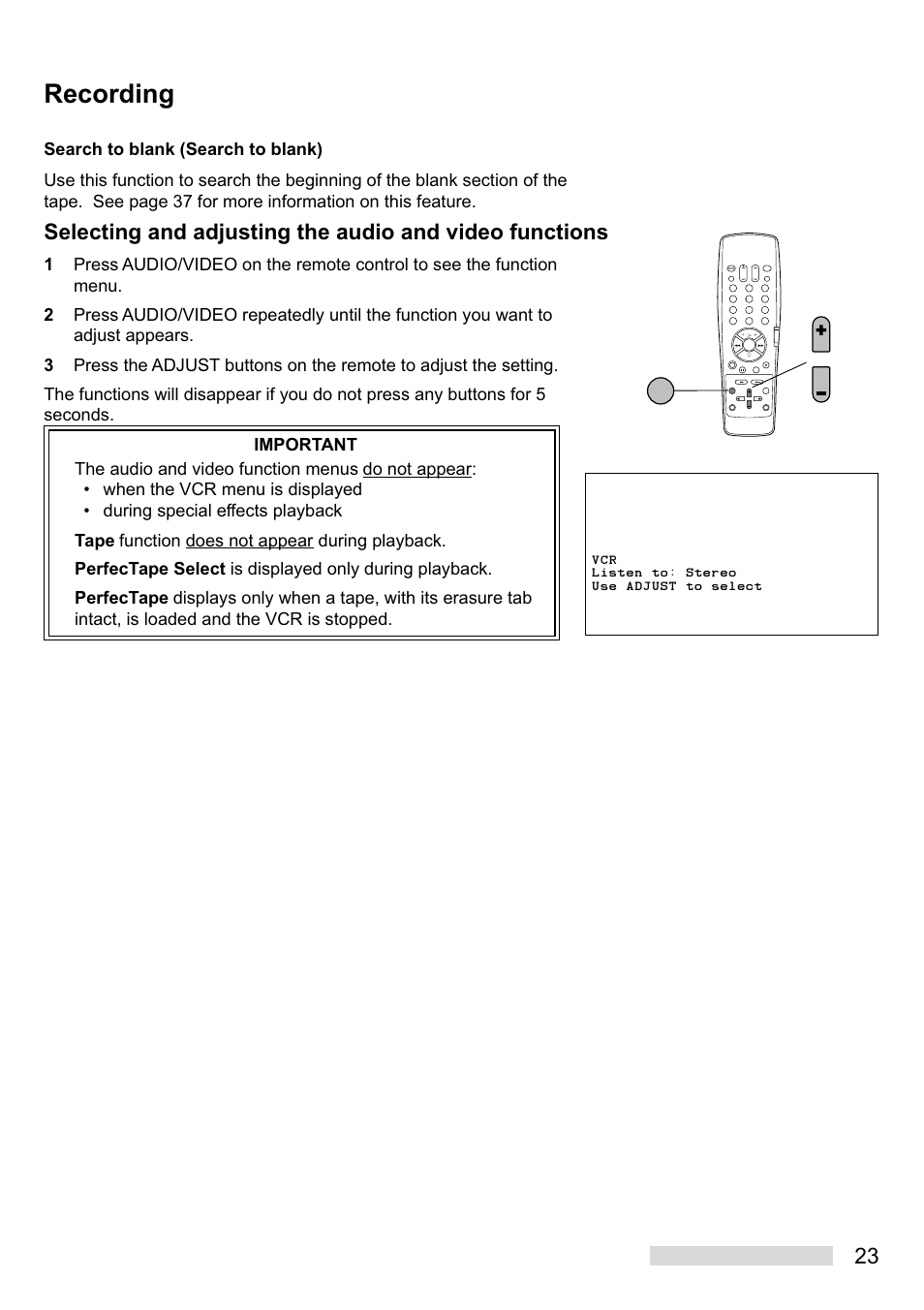 Recording | Mitsumi electronic HS-U449 User Manual | Page 25 / 56