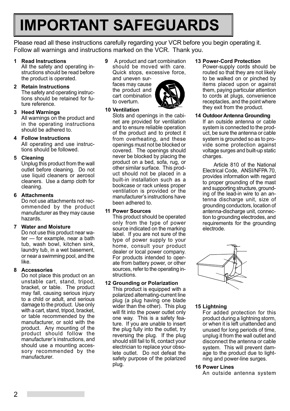 Important safeguards | Mitsumi electronic HS-U449 User Manual | Page 4 / 56