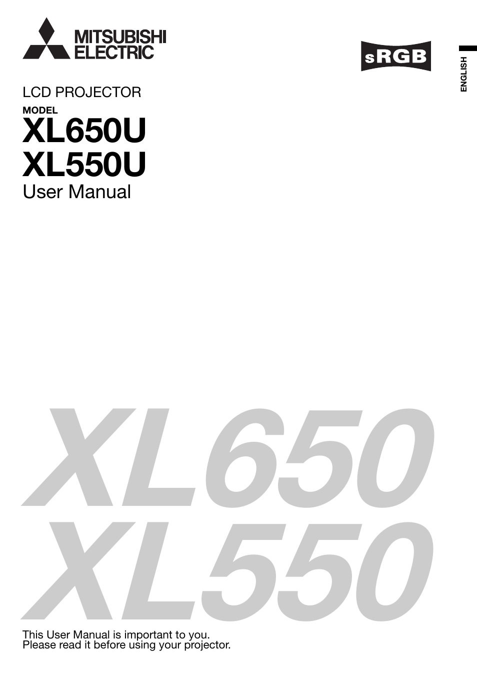 MITSUBISHI ELECTRIC XL650U User Manual | 45 pages