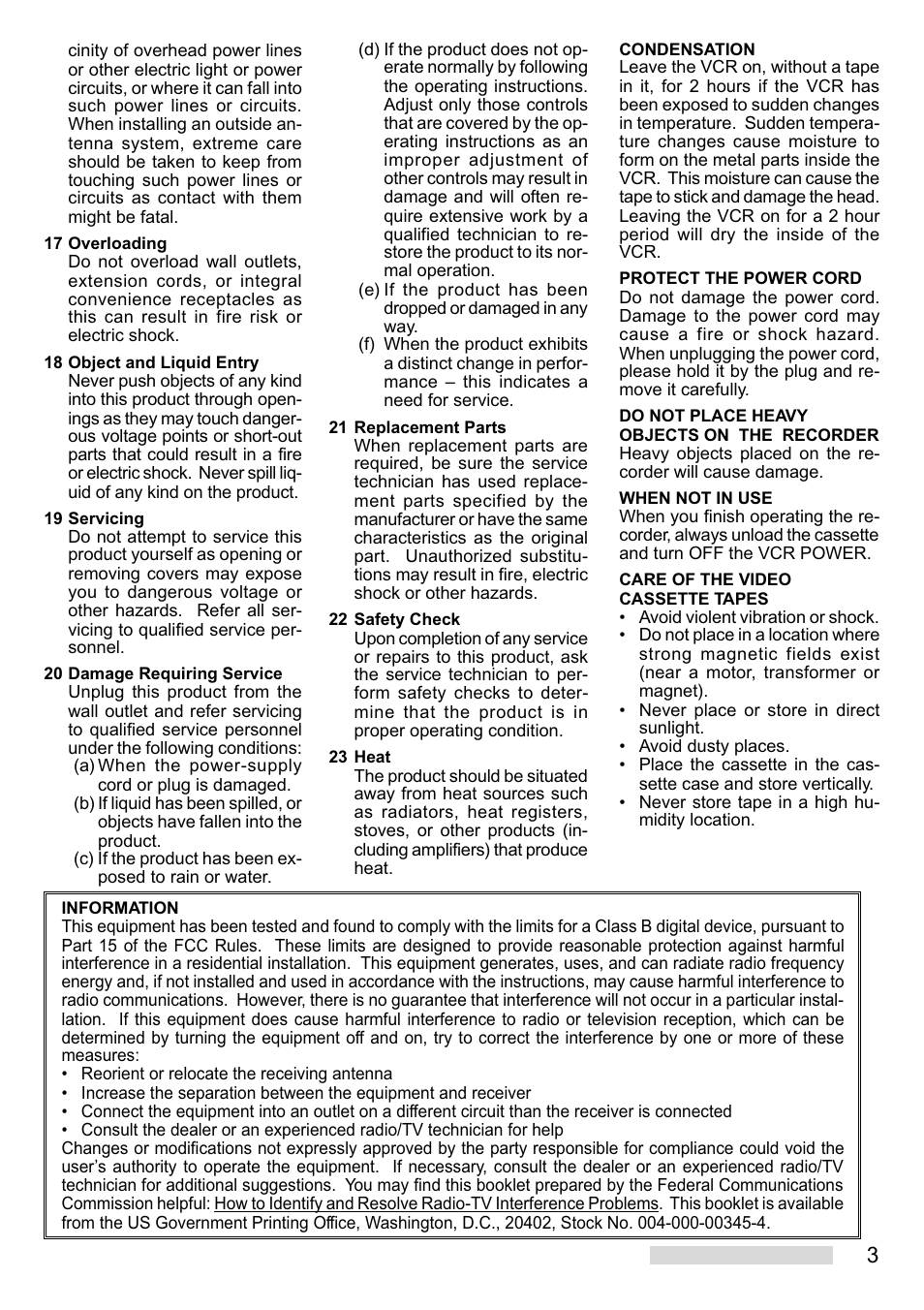 MITSUBISHI ELECTRIC HS-U748 User Manual | Page 5 / 60