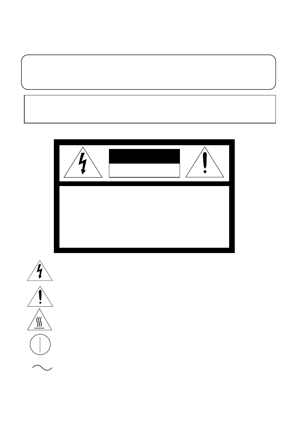 Caution | MITSUBISHI ELECTRIC CP9500DW User Manual | Page 2 / 26