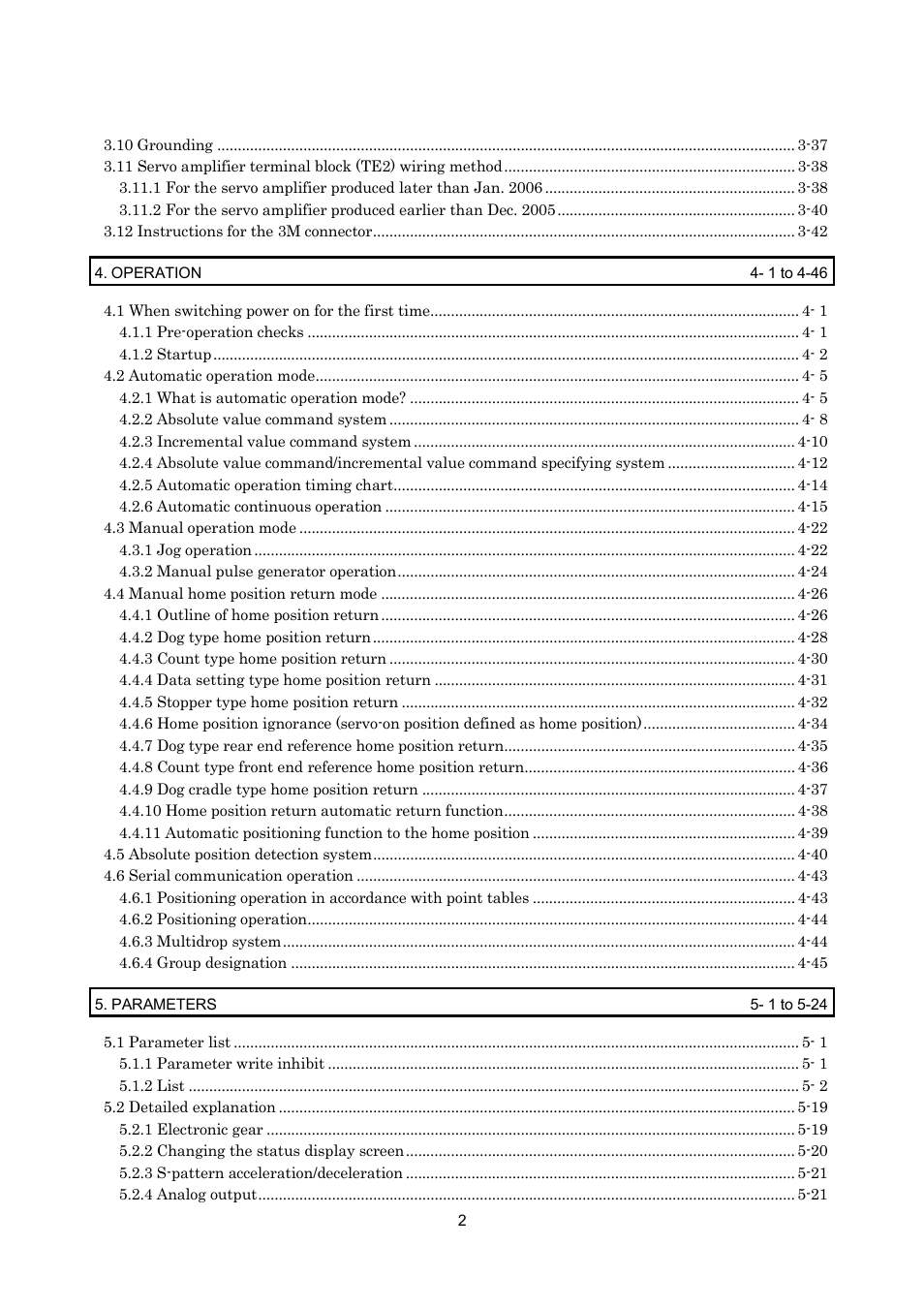 MITSUBISHI ELECTRIC MR-J2S- CP User Manual | Page 13 / 357