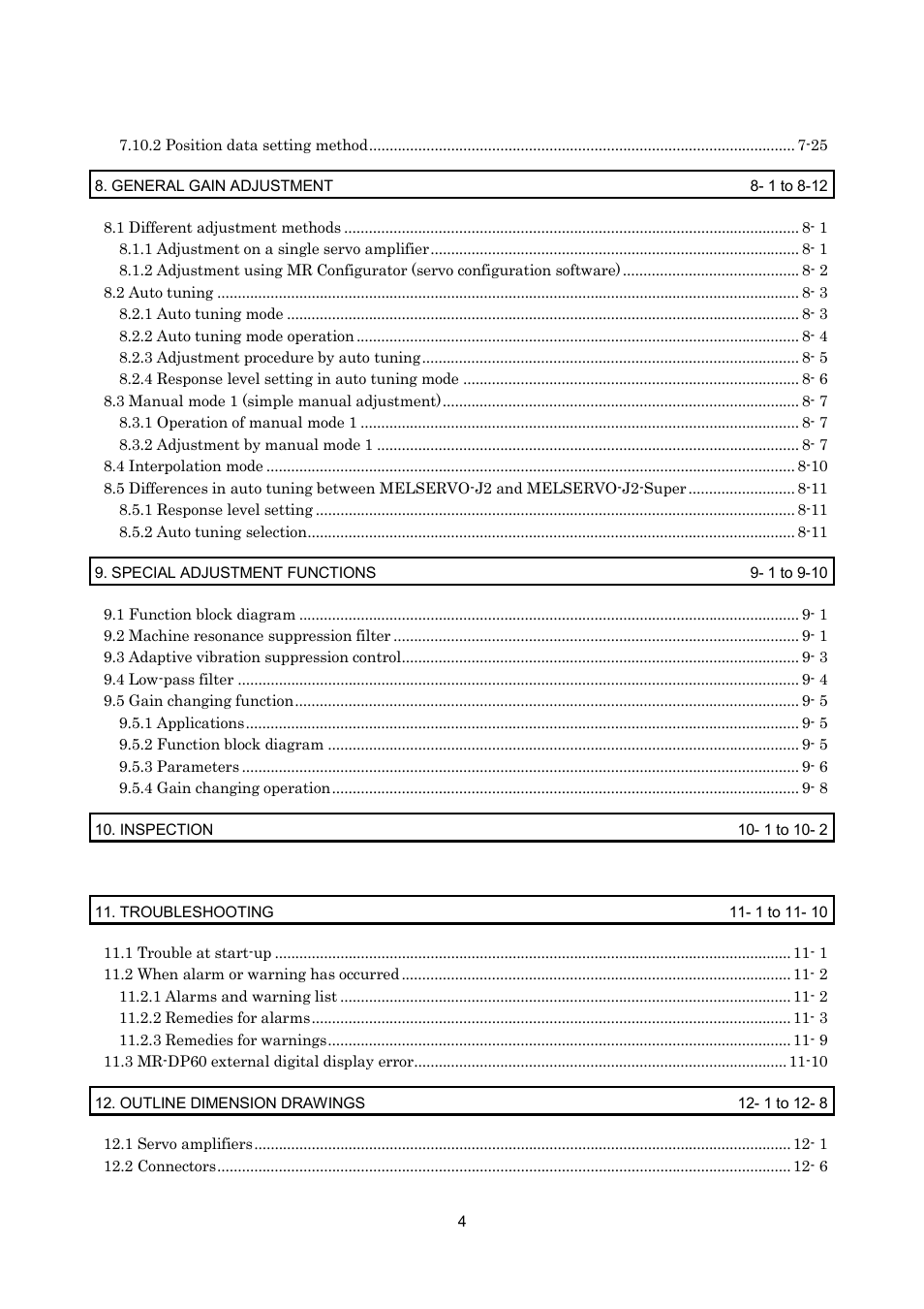 MITSUBISHI ELECTRIC MR-J2S- CP User Manual | Page 15 / 357