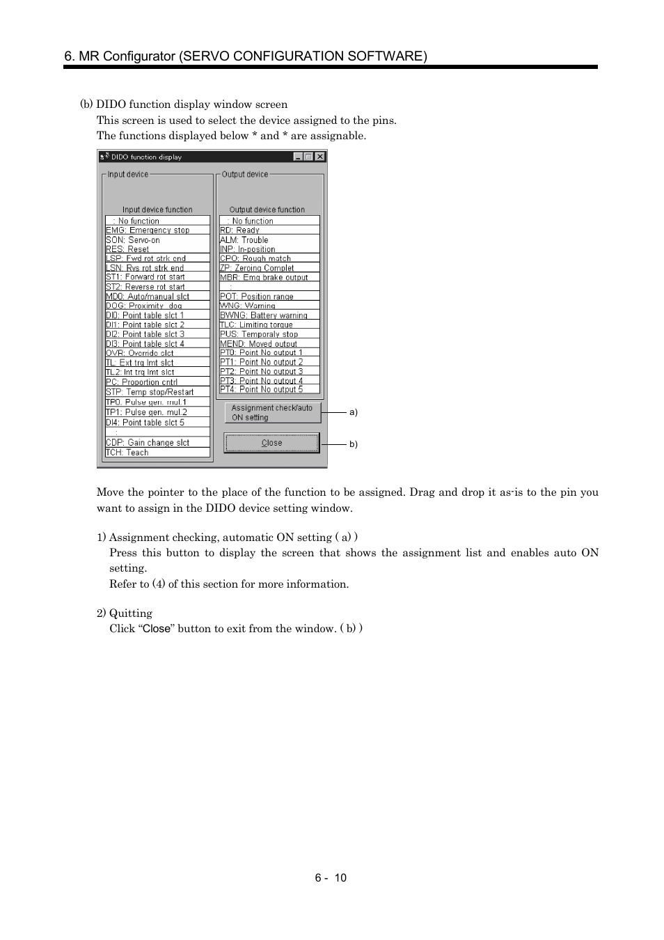 Mr configurator (servo configuration software) | MITSUBISHI ELECTRIC MR-J2S- CP User Manual | Page 171 / 357