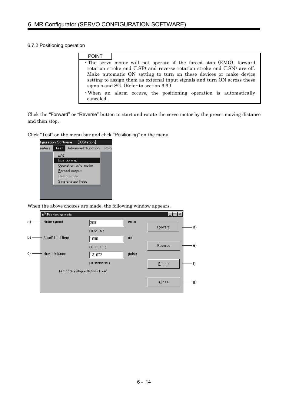 2 positioning operation, Mr configurator (servo configuration software) | MITSUBISHI ELECTRIC MR-J2S- CP User Manual | Page 175 / 357