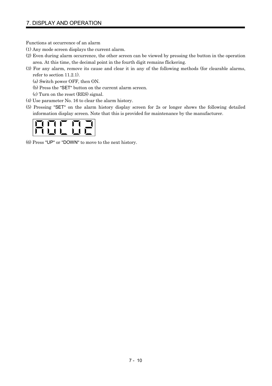 Display and operation | MITSUBISHI ELECTRIC MR-J2S- CP User Manual | Page 191 / 357