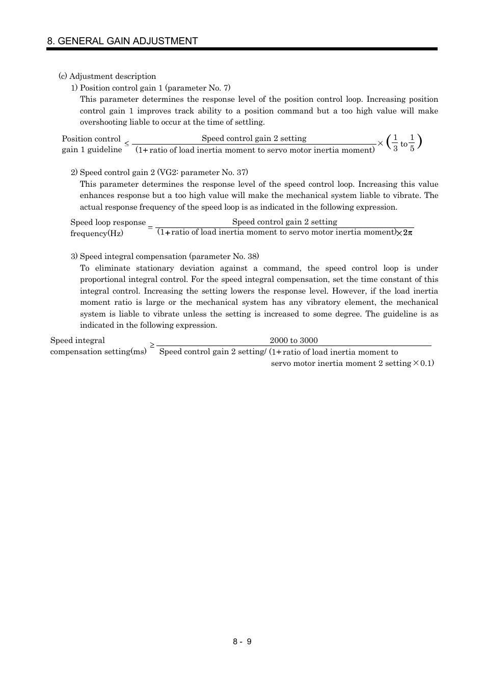 MITSUBISHI ELECTRIC MR-J2S- CP User Manual | Page 216 / 357