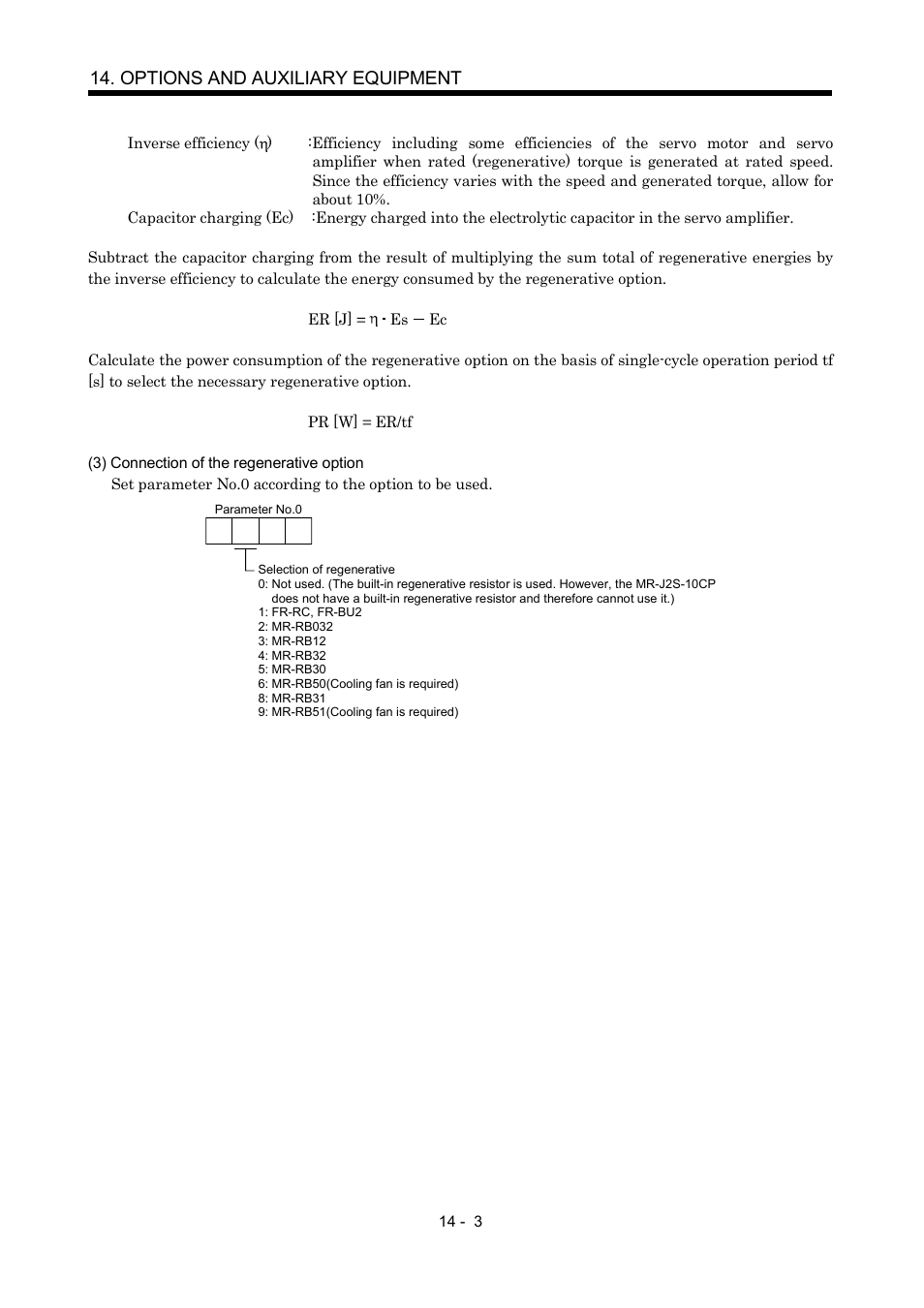 Options and auxiliary equipment | MITSUBISHI ELECTRIC MR-J2S- CP User Manual | Page 260 / 357