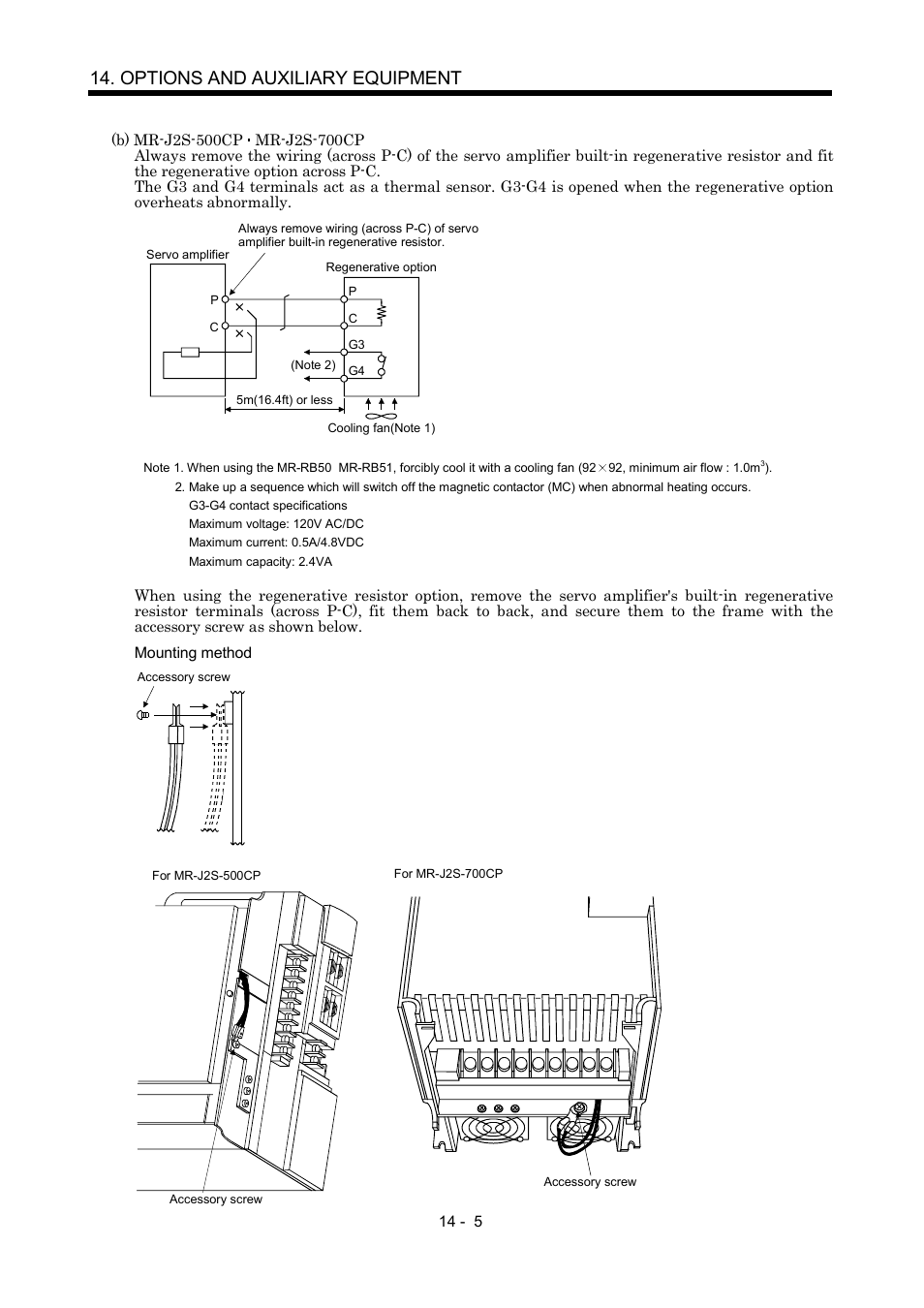 Options and auxiliary equipment | MITSUBISHI ELECTRIC MR-J2S- CP User Manual | Page 262 / 357