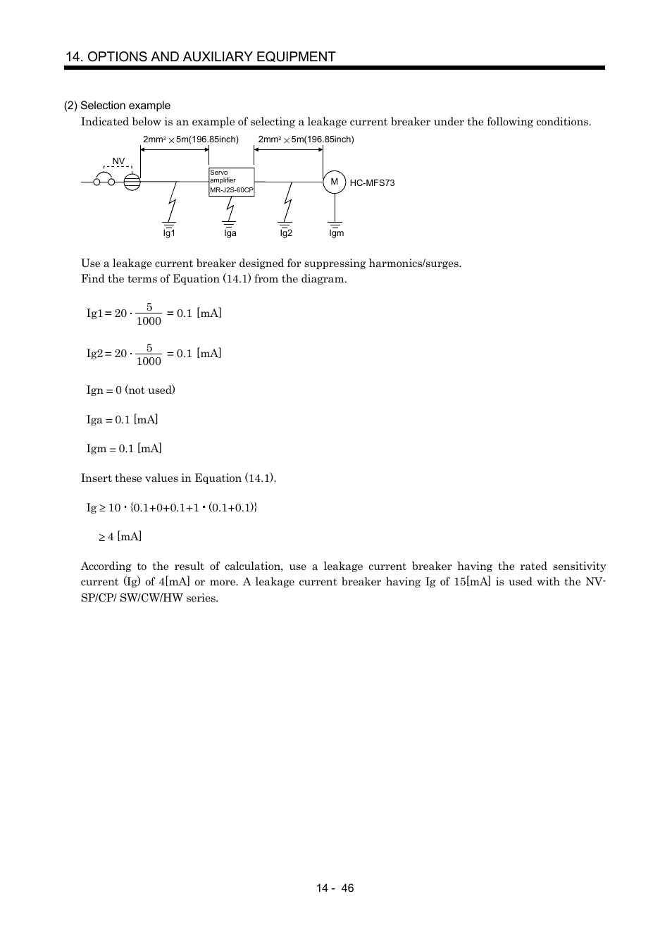 Options and auxiliary equipment | MITSUBISHI ELECTRIC MR-J2S- CP User Manual | Page 303 / 357