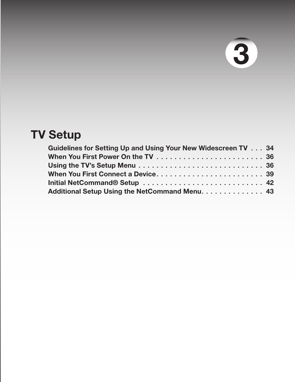 Tv setup | MITSUBISHI ELECTRIC WD-Y57 a User Manual | Page 33 / 124