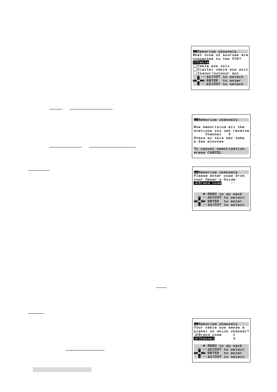 Setting up your vcr | MITSUBISHI ELECTRIC HS-U778 User Manual | Page 16 / 68