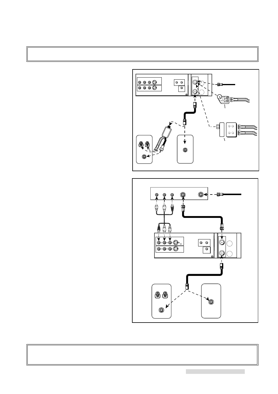 Antenna or cable system without cable box, Cable system with cable box, Hooking up your vcr | Connecting antenna or cable, Connecting cable and cable box, Important | MITSUBISHI ELECTRIC HS-U778 User Manual | Page 7 / 68