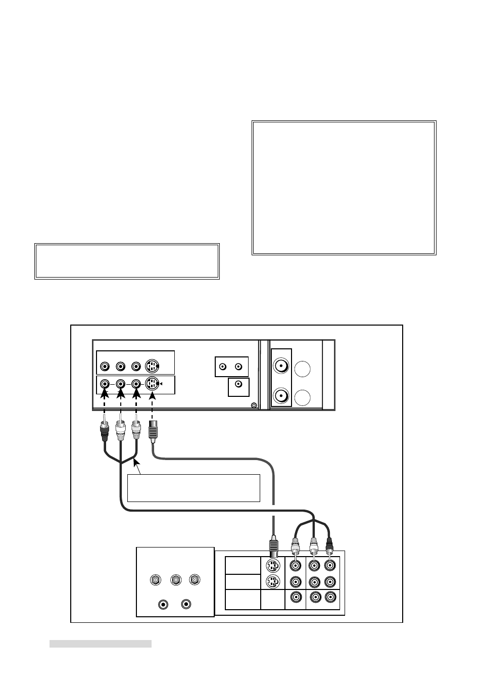 Connections to tv with audio video inputs, Hooking up your vcr, Important | MITSUBISHI ELECTRIC HS-U778 User Manual | Page 8 / 68