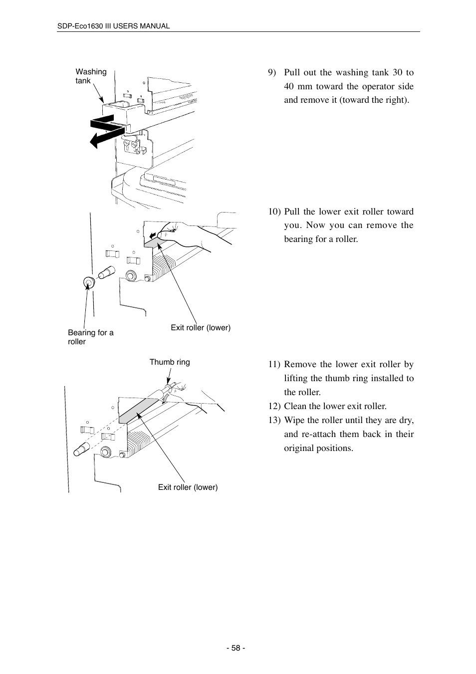 MITSUBISHI ELECTRIC SDP-Eco 1630 III User Manual | Page 66 / 83