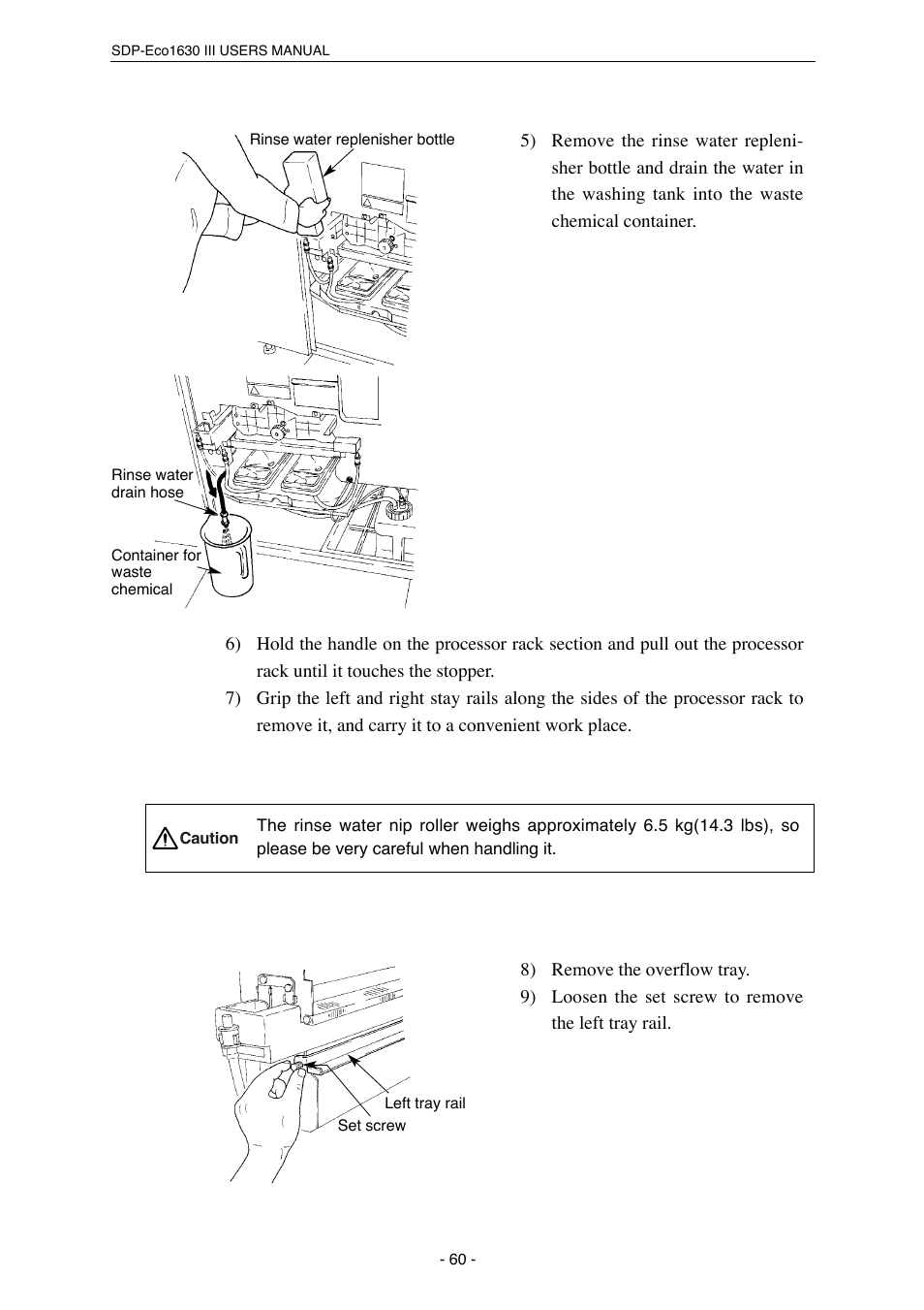 MITSUBISHI ELECTRIC SDP-Eco 1630 III User Manual | Page 68 / 83