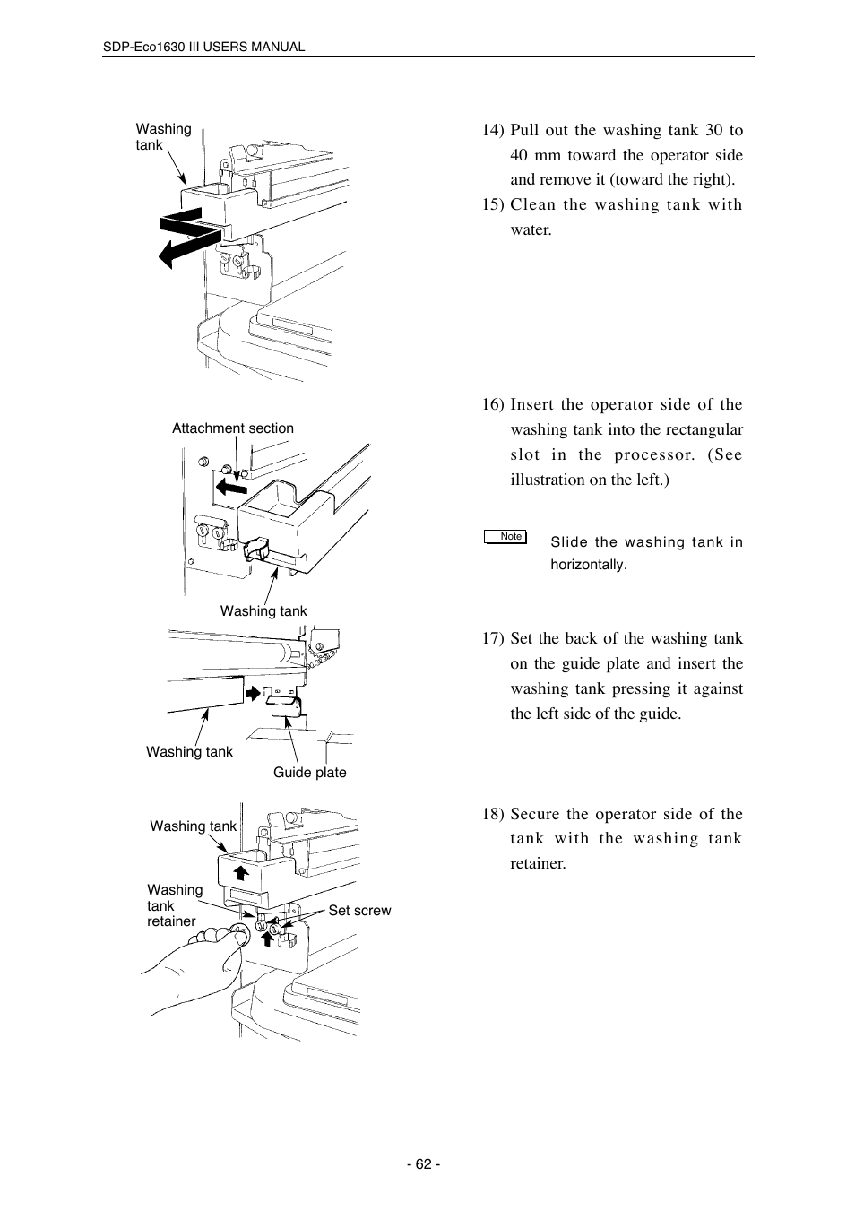 MITSUBISHI ELECTRIC SDP-Eco 1630 III User Manual | Page 70 / 83