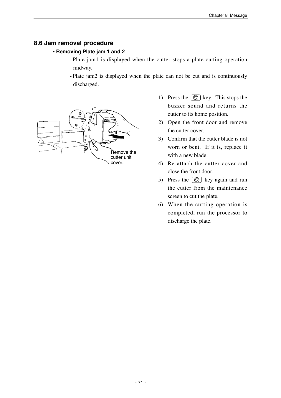 MITSUBISHI ELECTRIC SDP-Eco 1630 III User Manual | Page 79 / 83