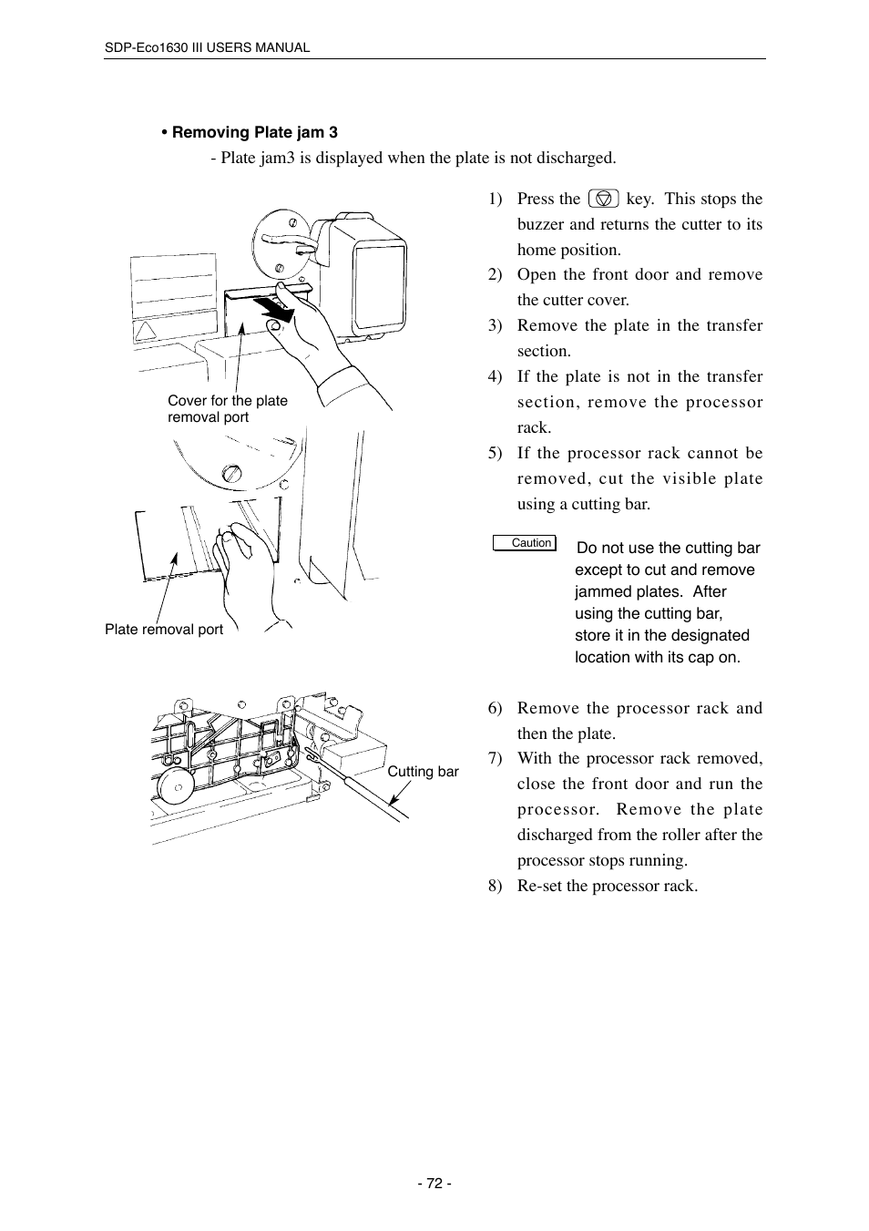 MITSUBISHI ELECTRIC SDP-Eco 1630 III User Manual | Page 80 / 83