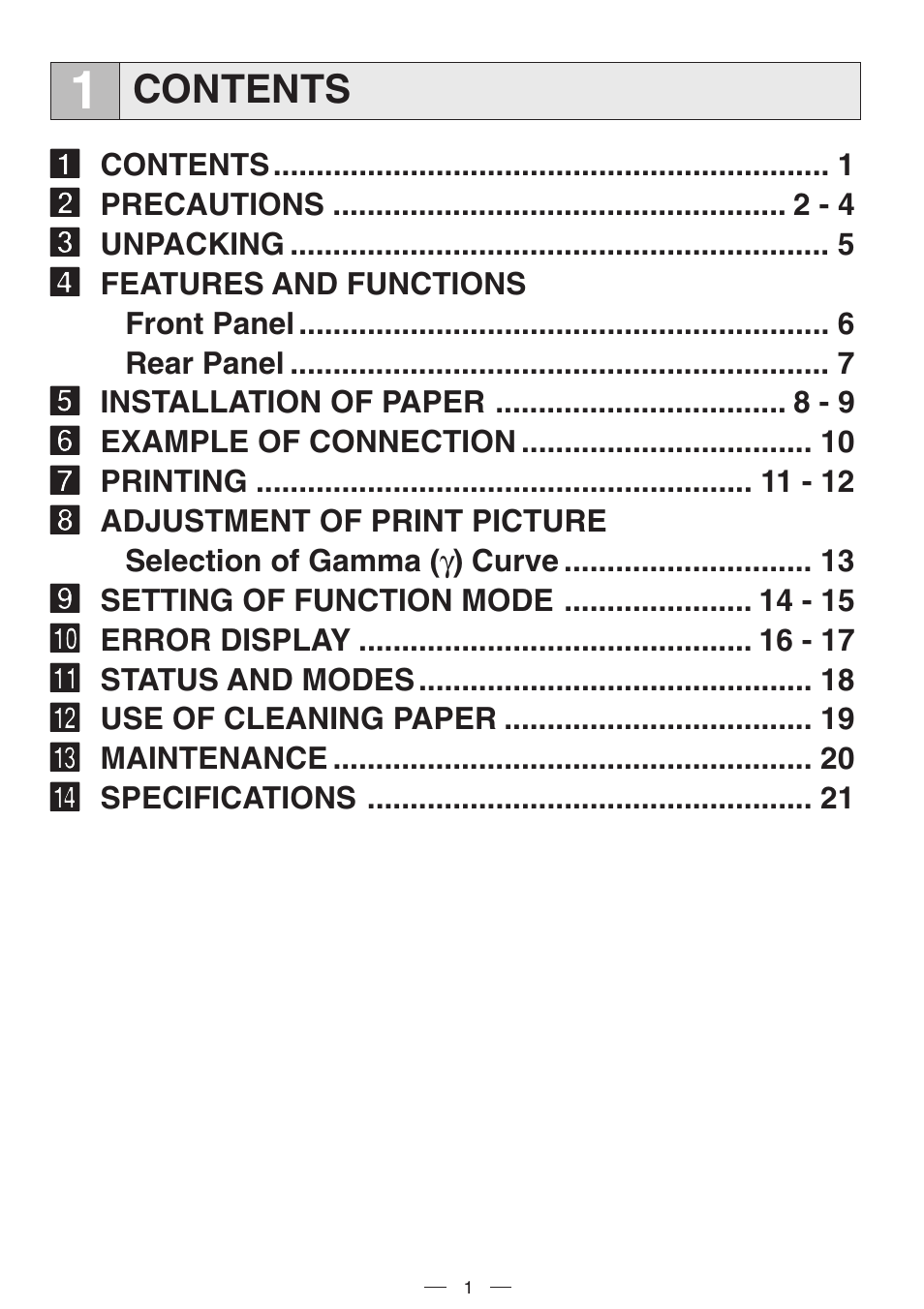 MITSUBISHI ELECTRIC P91DW(UB) User Manual | Page 4 / 25