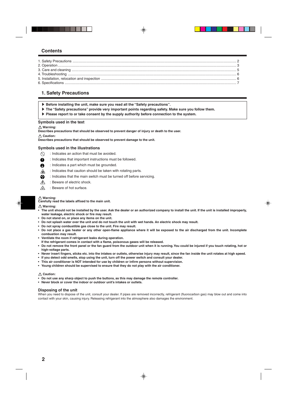 MITSUBISHI ELECTRIC SLZ-A09 User Manual | Page 2 / 8