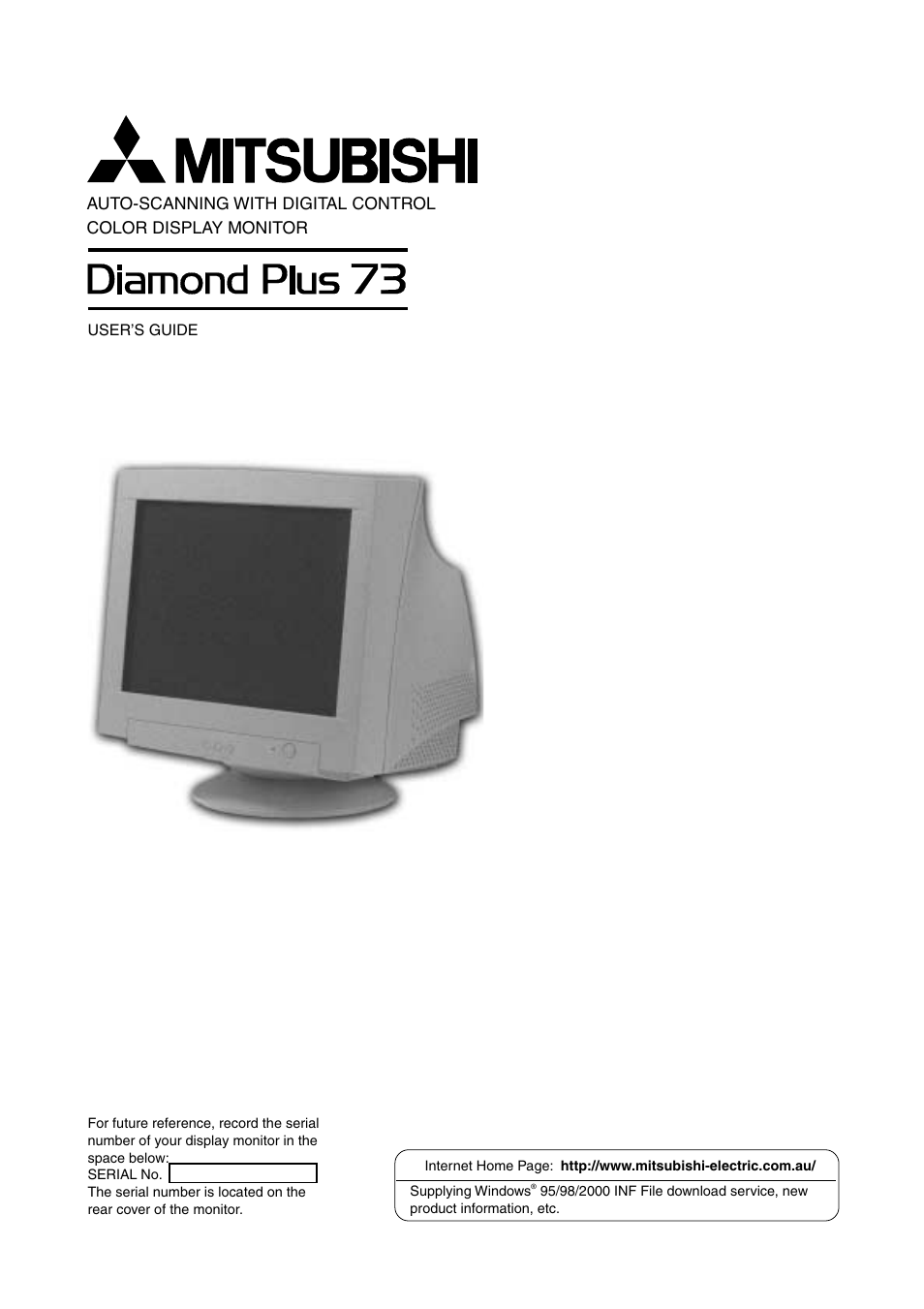 MITSUBISHI ELECTRIC N0701 User Manual | 20 pages