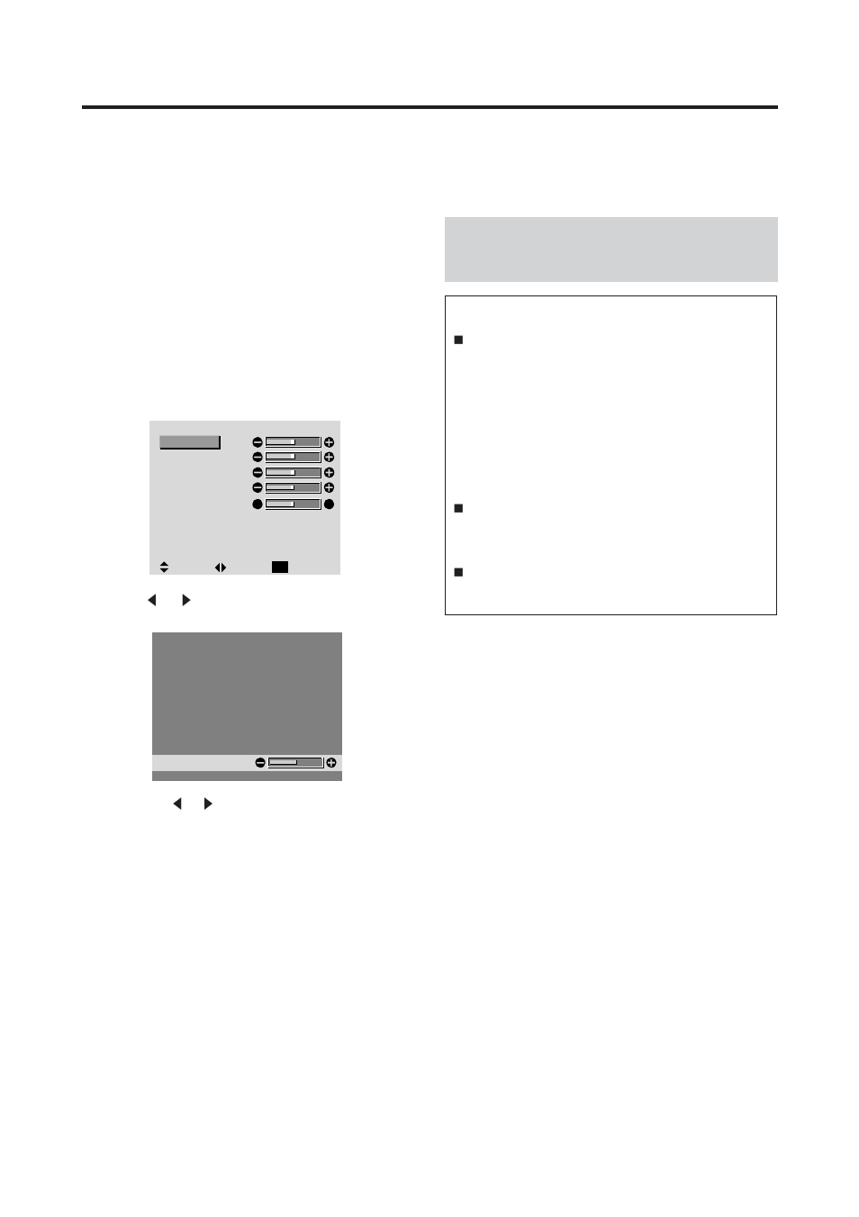 Picture settings menu | MITSUBISHI ELECTRIC PD-5010 User Manual | Page 26 / 68