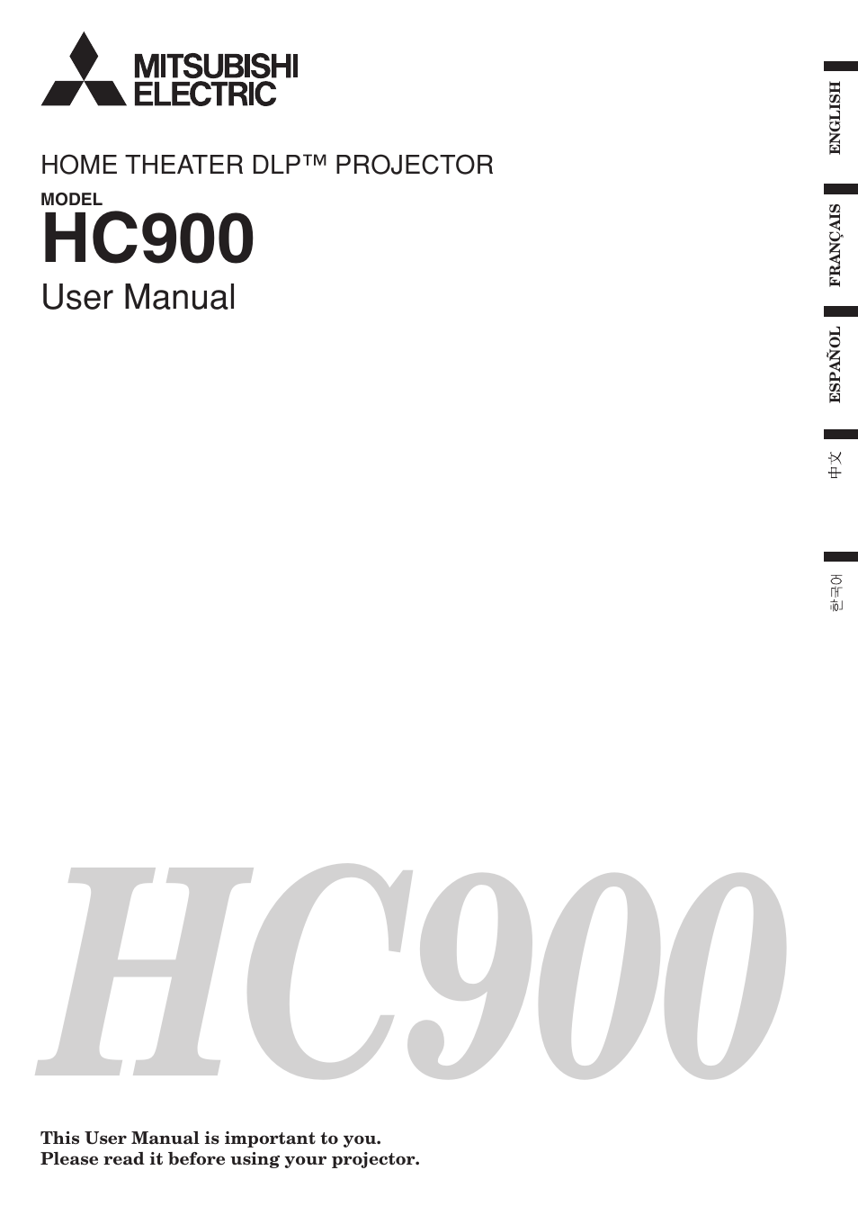 MITSUBISHI ELECTRIC HC900 User Manual | 38 pages