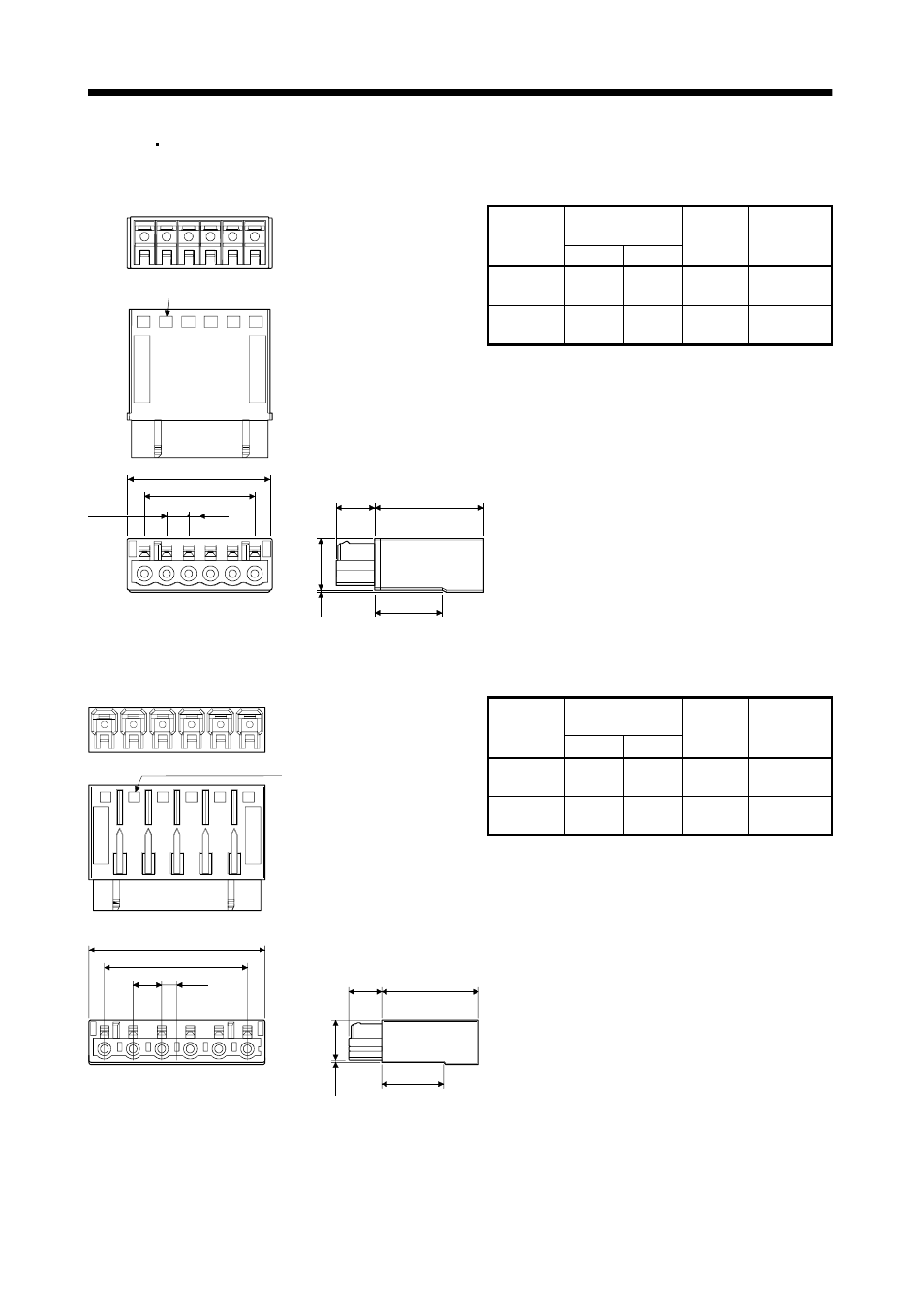 Outline dimension drawings | MITSUBISHI ELECTRIC MR-E- A/AG User Manual | Page 170 / 310