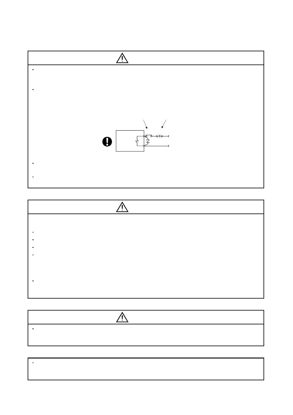 Caution | MITSUBISHI ELECTRIC MR-E- A/AG User Manual | Page 6 / 310