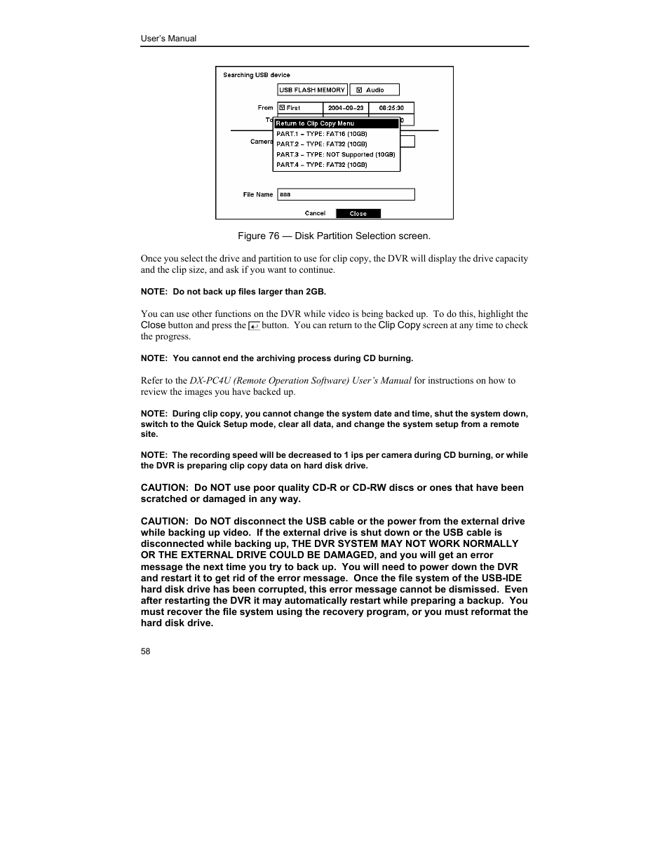 MITSUBISHI ELECTRIC DX-TL4U User Manual | Page 68 / 92