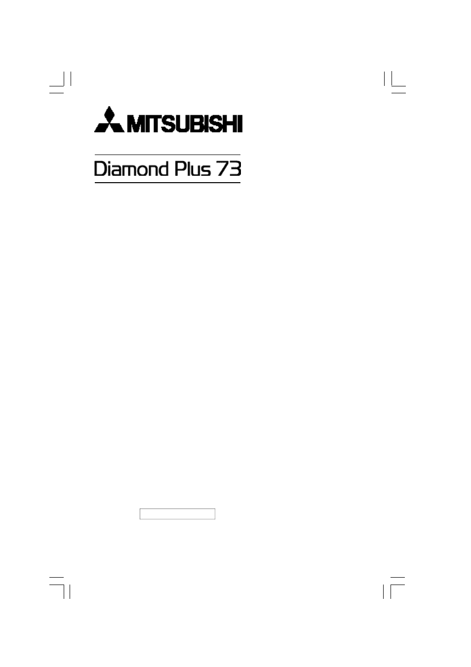 MITSUBISHI ELECTRIC N0701 User Manual | 80 pages