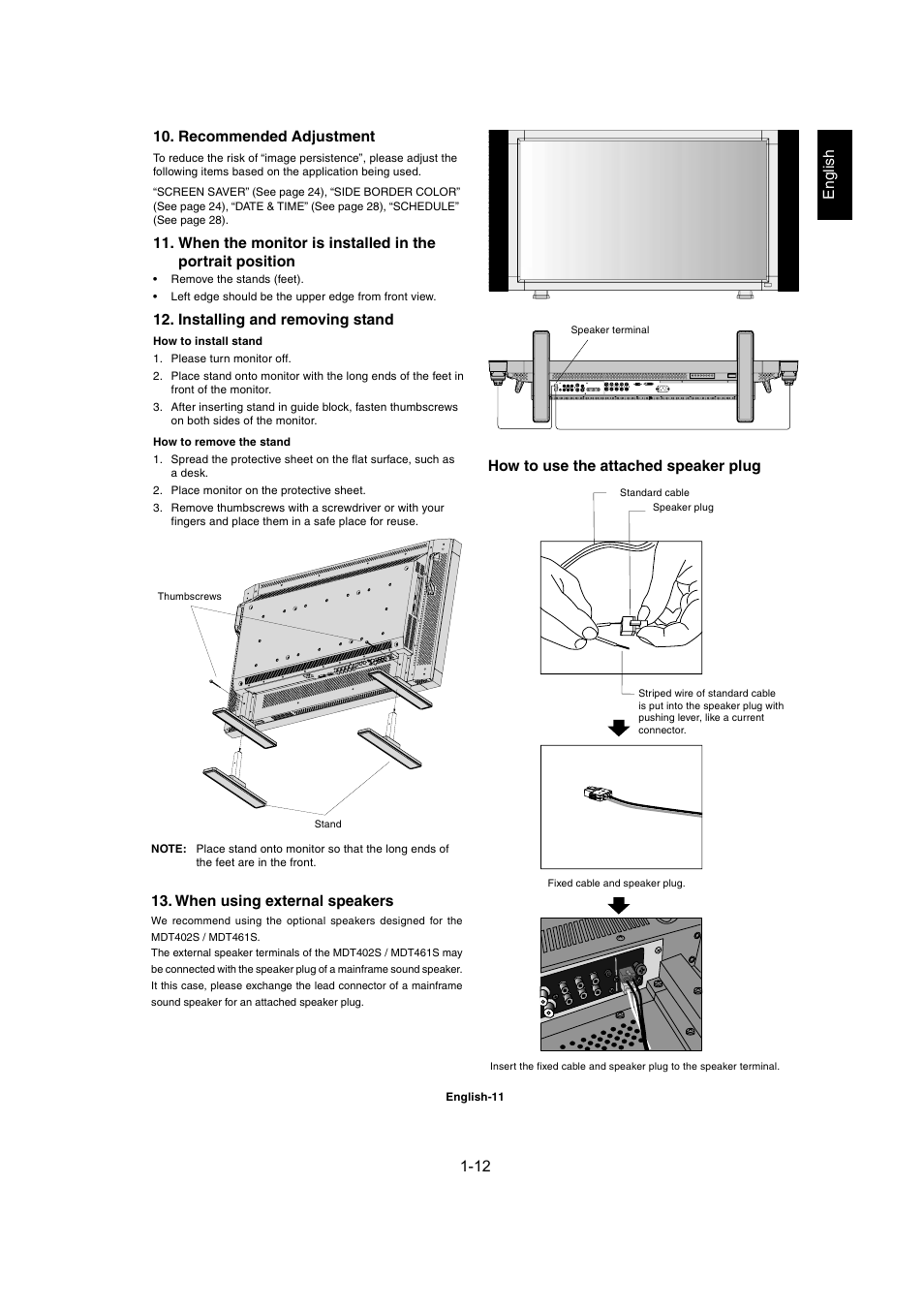 MITSUBISHI ELECTRIC MDT402S User Manual | Page 12 / 37