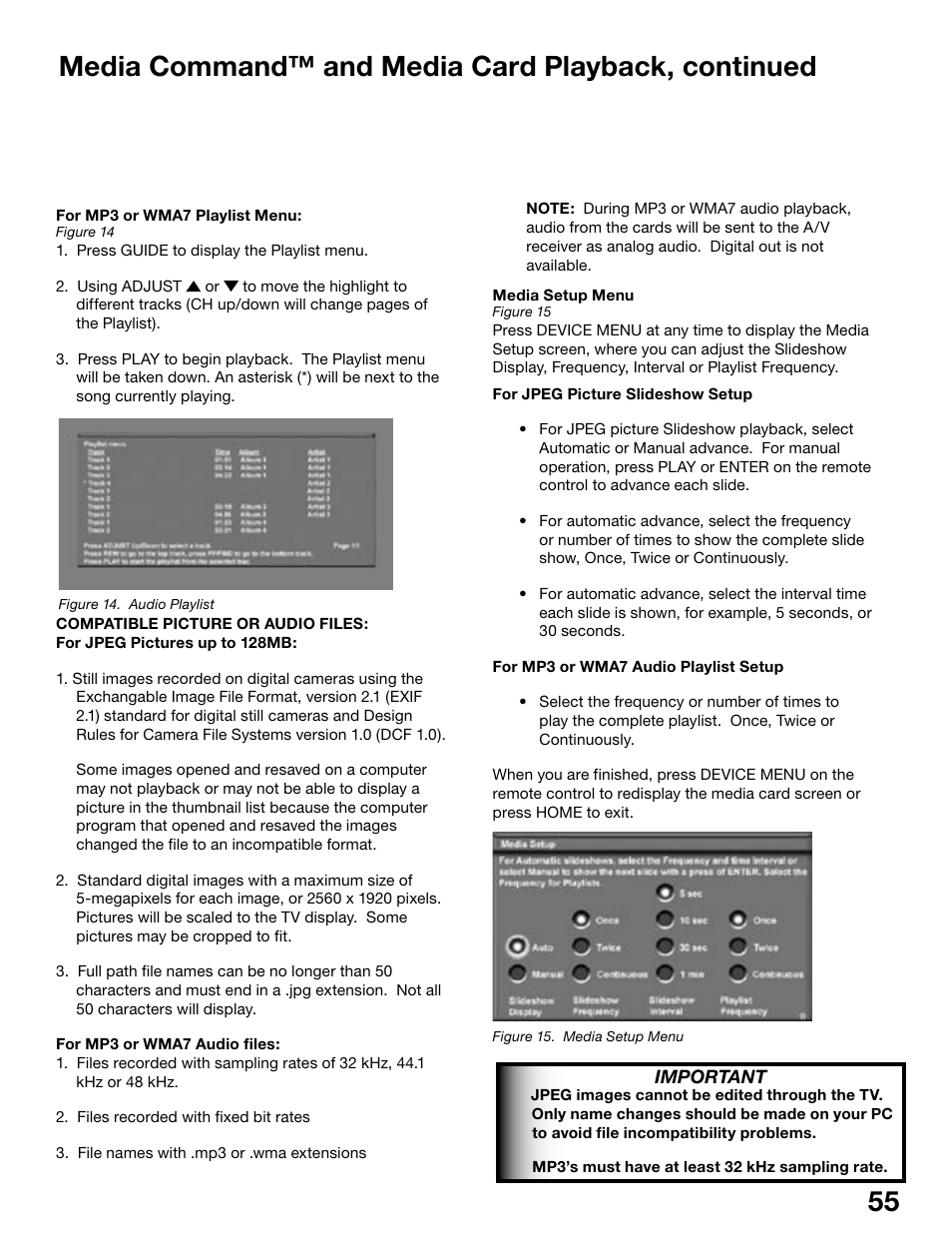 MITSUBISHI ELECTRIC WS-55815 User Manual | Page 55 / 100