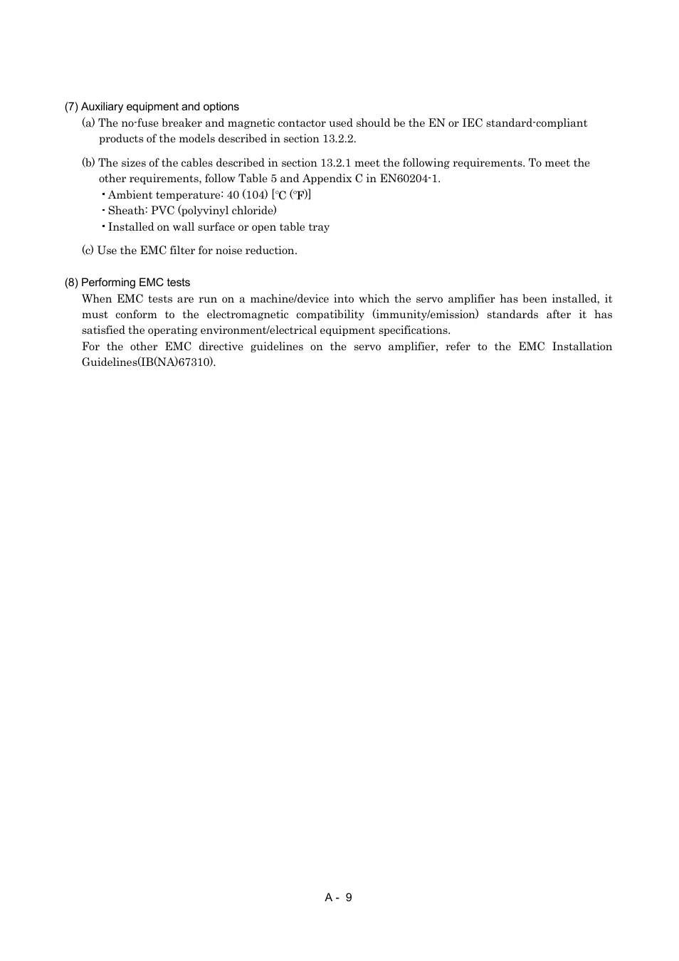 MITSUBISHI ELECTRIC MR-J2S- A User Manual | Page 10 / 402