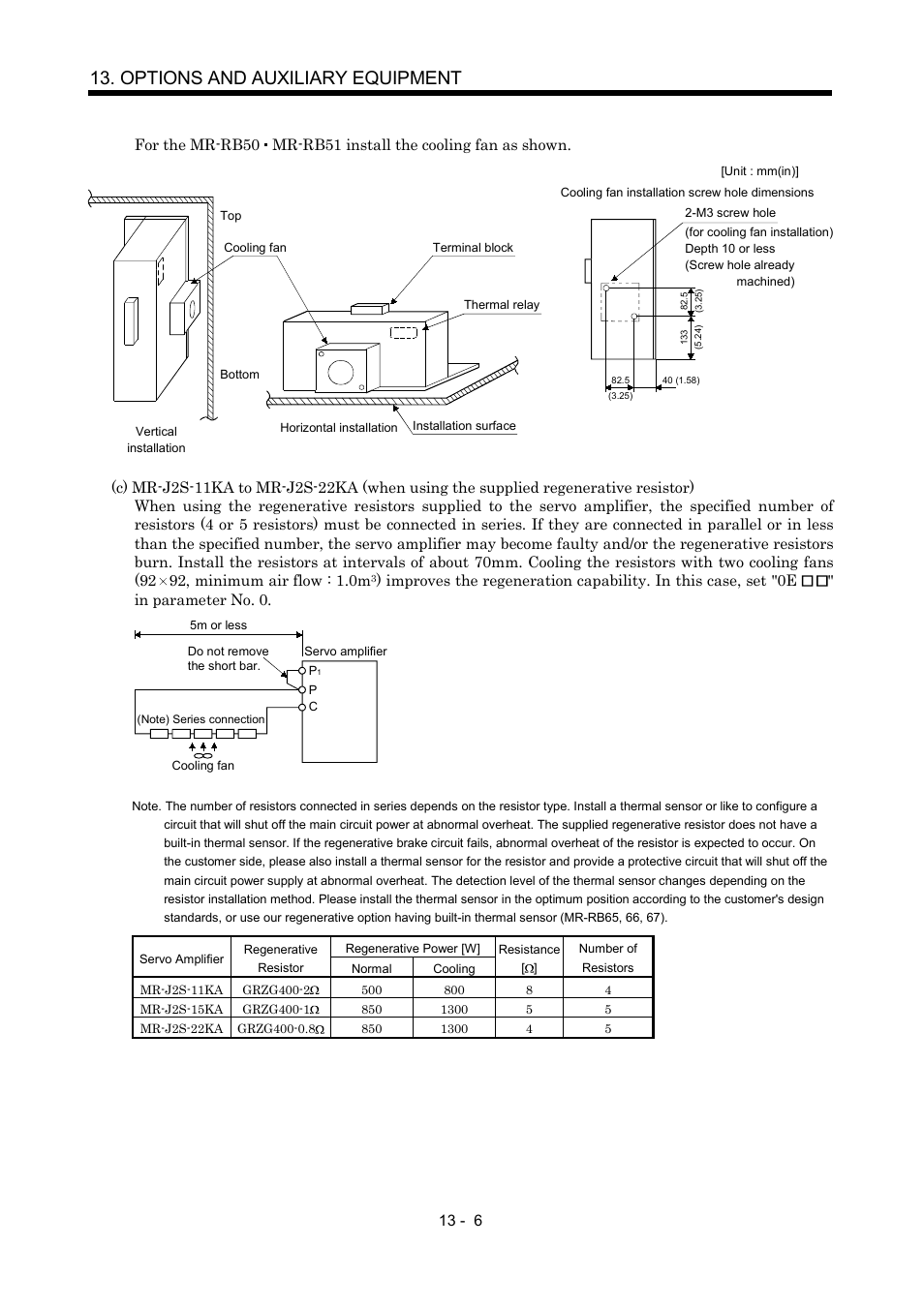 Options and auxiliary equipment | MITSUBISHI ELECTRIC MR-J2S- A User Manual | Page 235 / 402