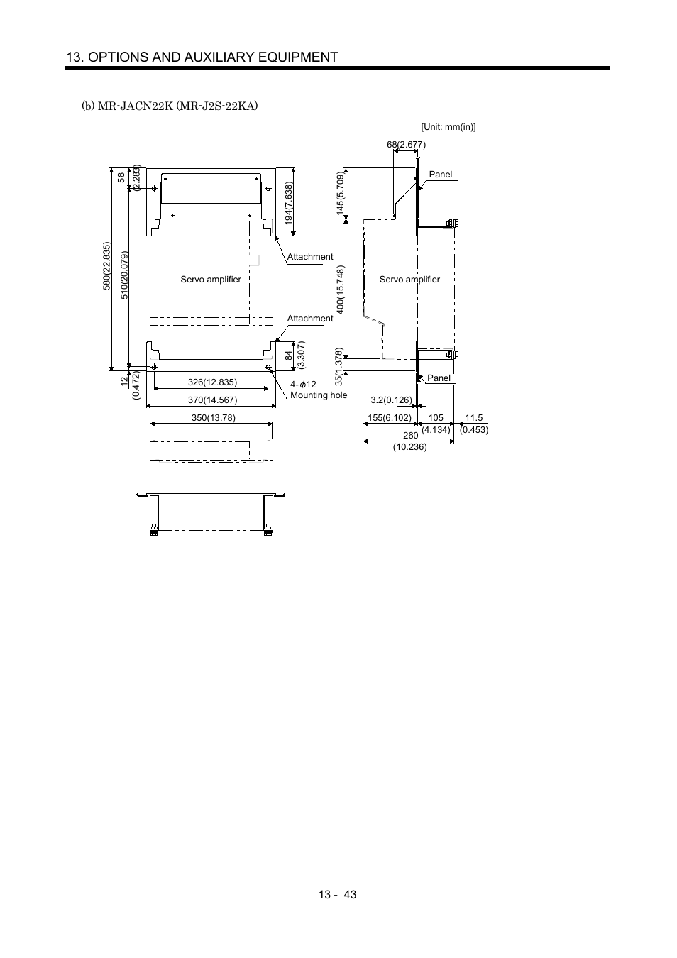Options and auxiliary equipment | MITSUBISHI ELECTRIC MR-J2S- A User Manual | Page 272 / 402