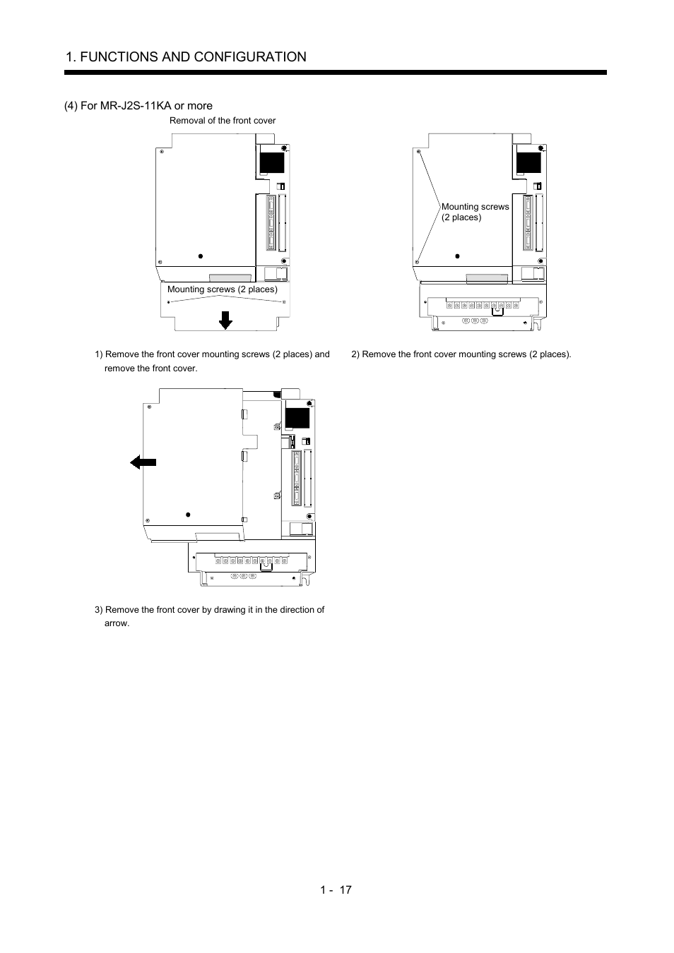 Functions and configuration | MITSUBISHI ELECTRIC MR-J2S- A User Manual | Page 36 / 402