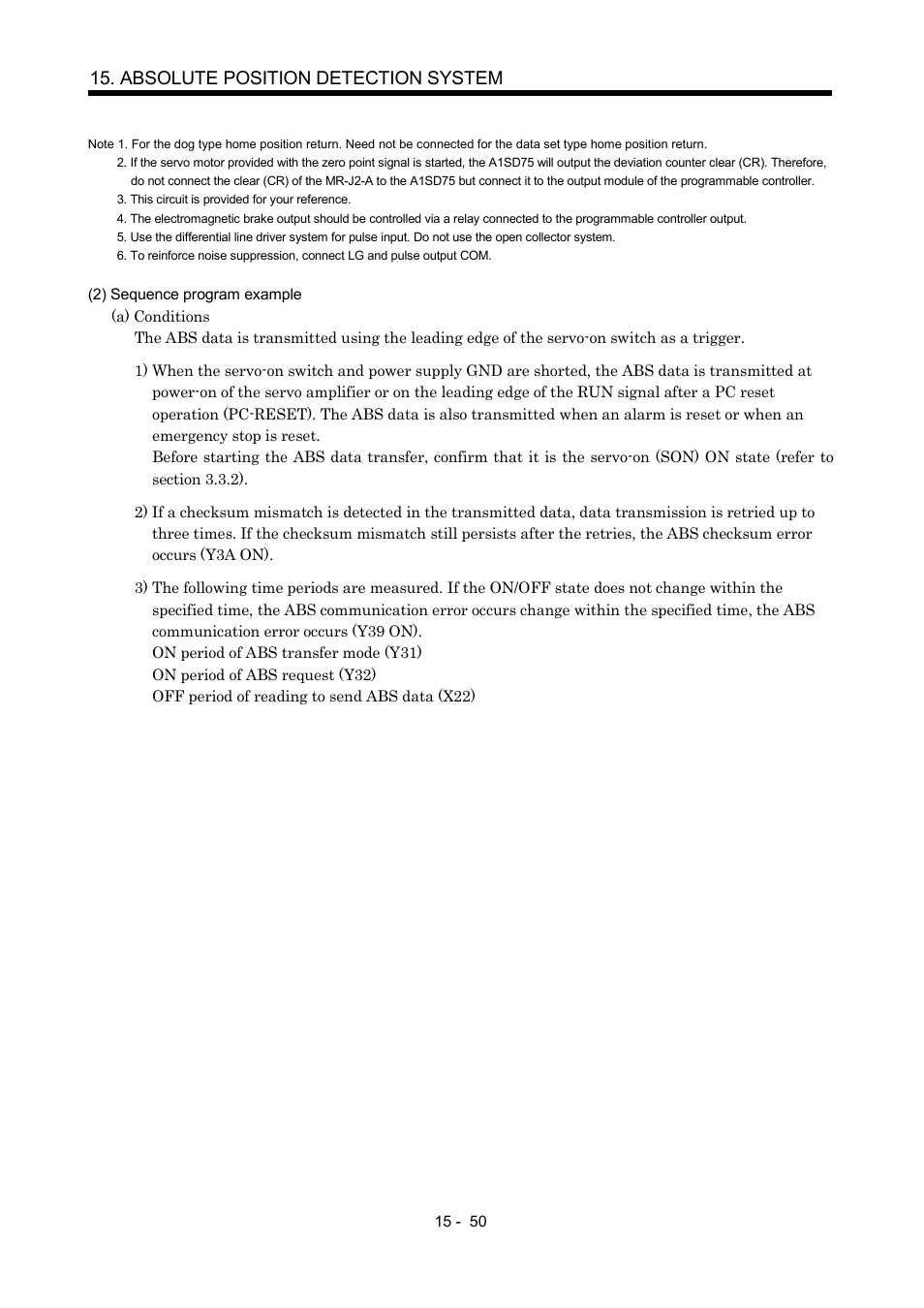 Absolute position detection system | MITSUBISHI ELECTRIC MR-J2S- A User Manual | Page 371 / 402