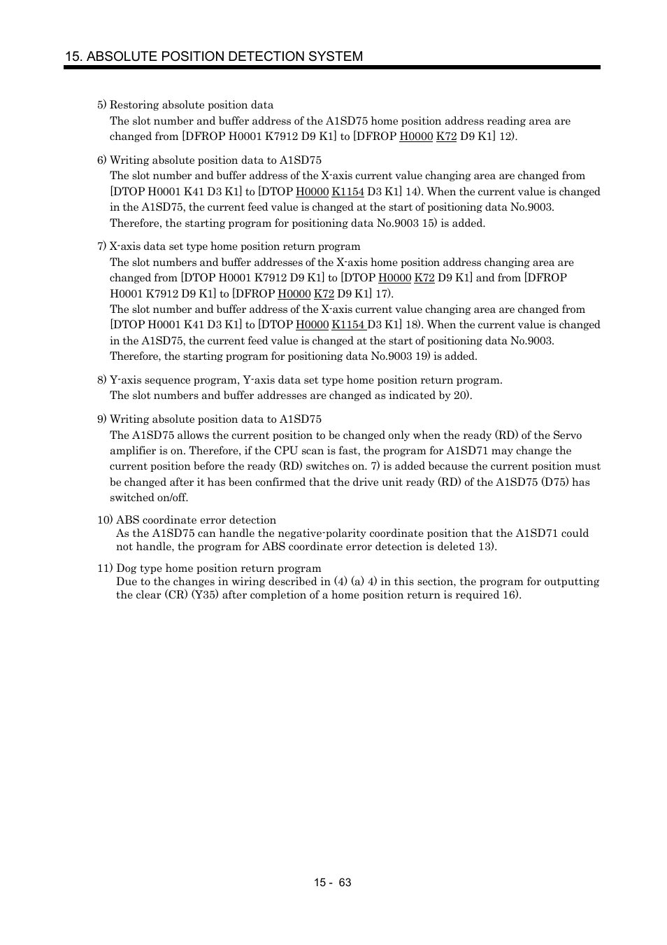 Absolute position detection system | MITSUBISHI ELECTRIC MR-J2S- A User Manual | Page 384 / 402