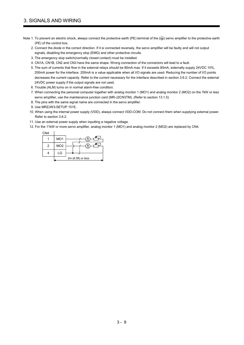 Signals and wiring | MITSUBISHI ELECTRIC MR-J2S- A User Manual | Page 56 / 402