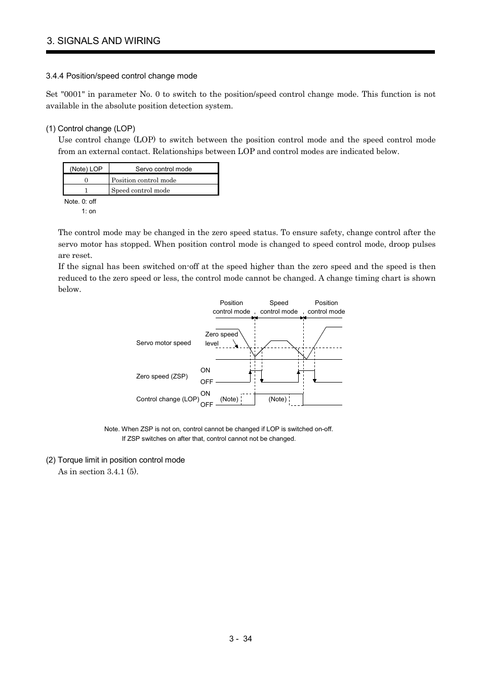4 position/speed control change mode, Signals and wiring | MITSUBISHI ELECTRIC MR-J2S- A User Manual | Page 81 / 402